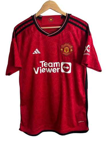 Adidas × Manchester United × Soccer Jersey Manches