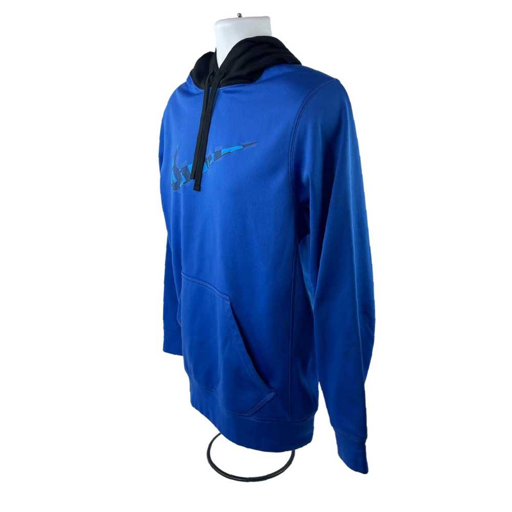 Nike Small Adult Blue Black Thermafit Swoosh Pull… - image 3