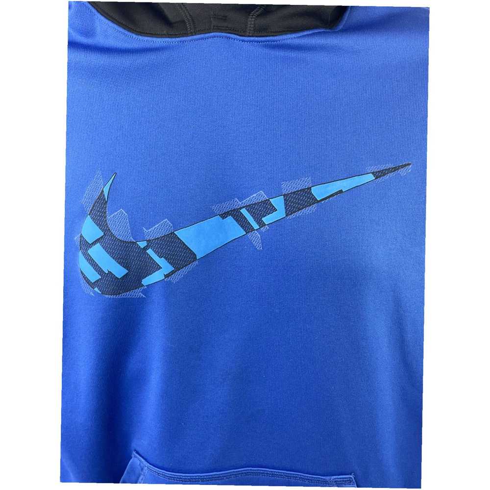 Nike Small Adult Blue Black Thermafit Swoosh Pull… - image 6