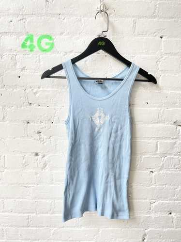 Chrome Hearts Chrome Hearts Baby Blue Cross Tank T