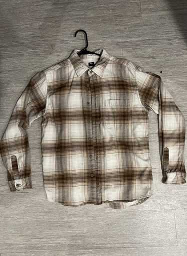 Uniqlo Uniqlo brown and cream flannel