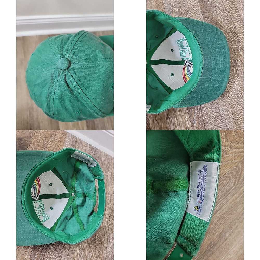 Rainbow Vintage Men's OS Green College Snapback F… - image 8