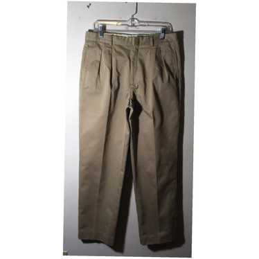 Vintage Khaki Tan Authentic L L Bean Chino Pants f