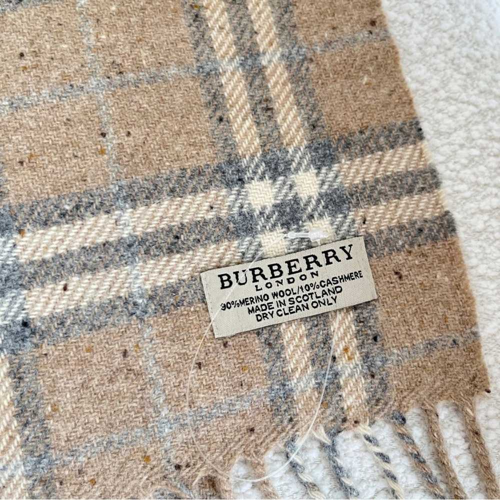 100% Authentic Burberry Scarf vintage nova check … - image 2