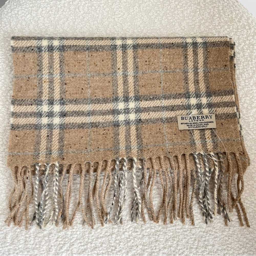 100% Authentic Burberry Scarf vintage nova check … - image 4