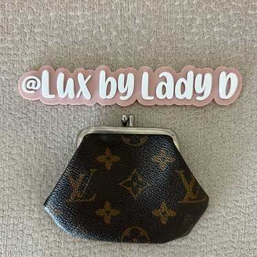 Louis vuitton rare vintage kisslock coin purse - image 1