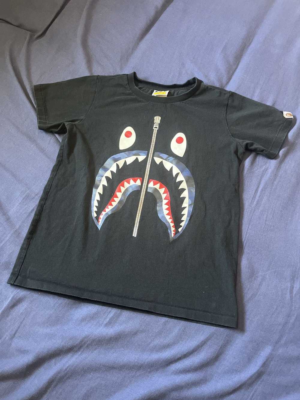 Bape Color Camo Shark Tee - image 1