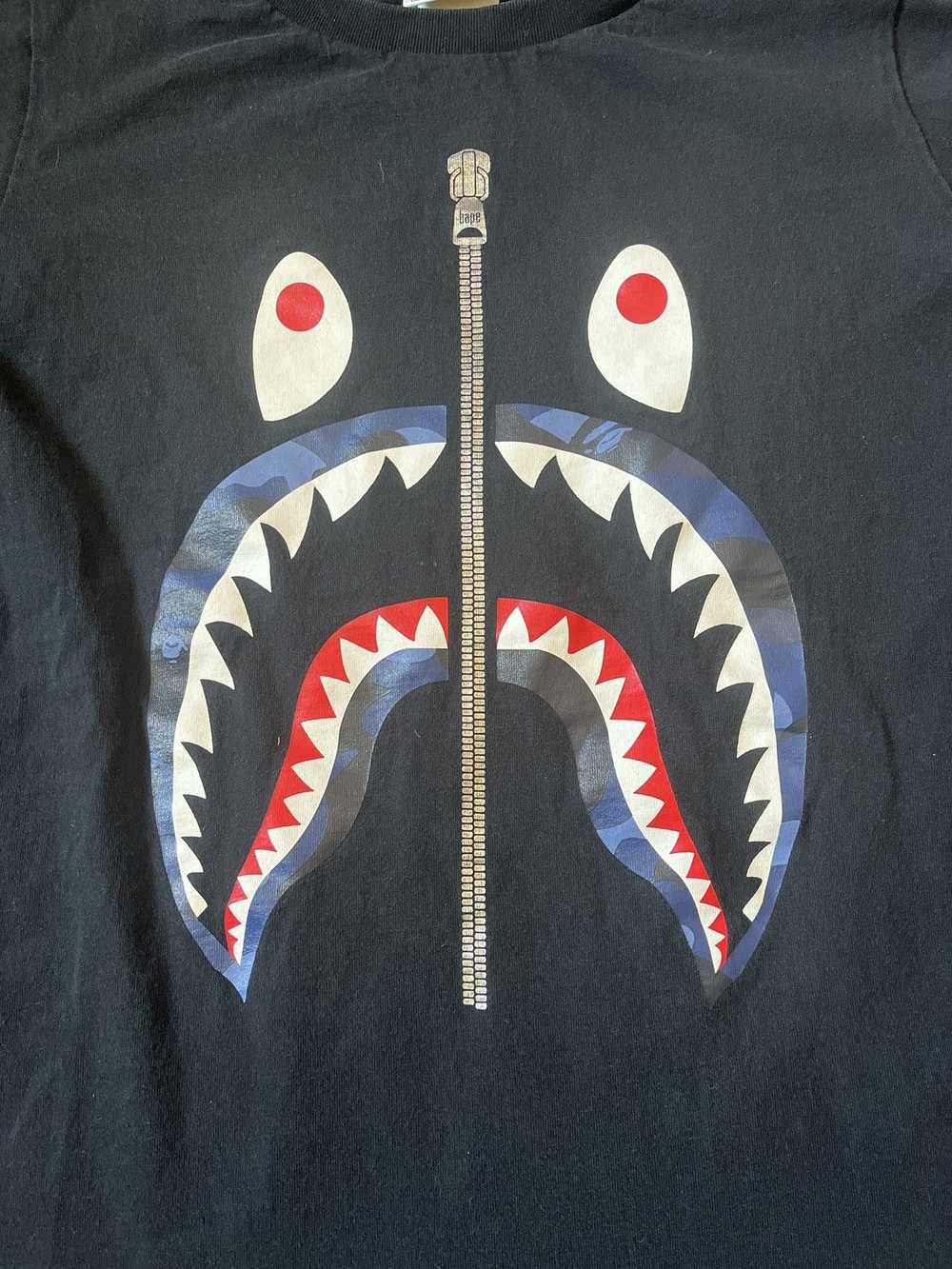 Bape Color Camo Shark Tee - image 2