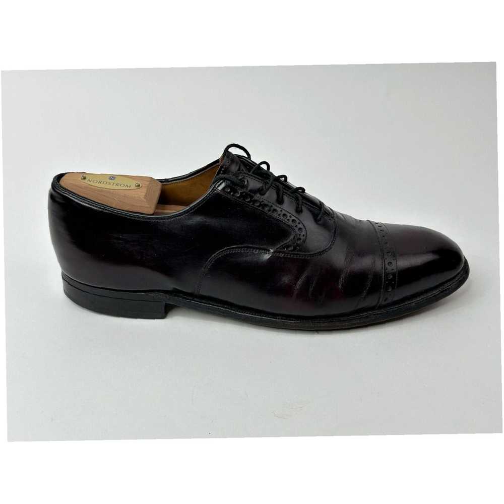 Johnston & Murphy Burgundy Heritage Mens Cap Toe … - image 2