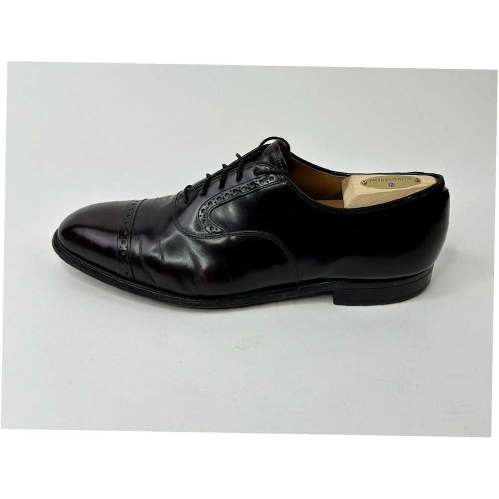 Johnston & Murphy Burgundy Heritage Mens Cap Toe … - image 5