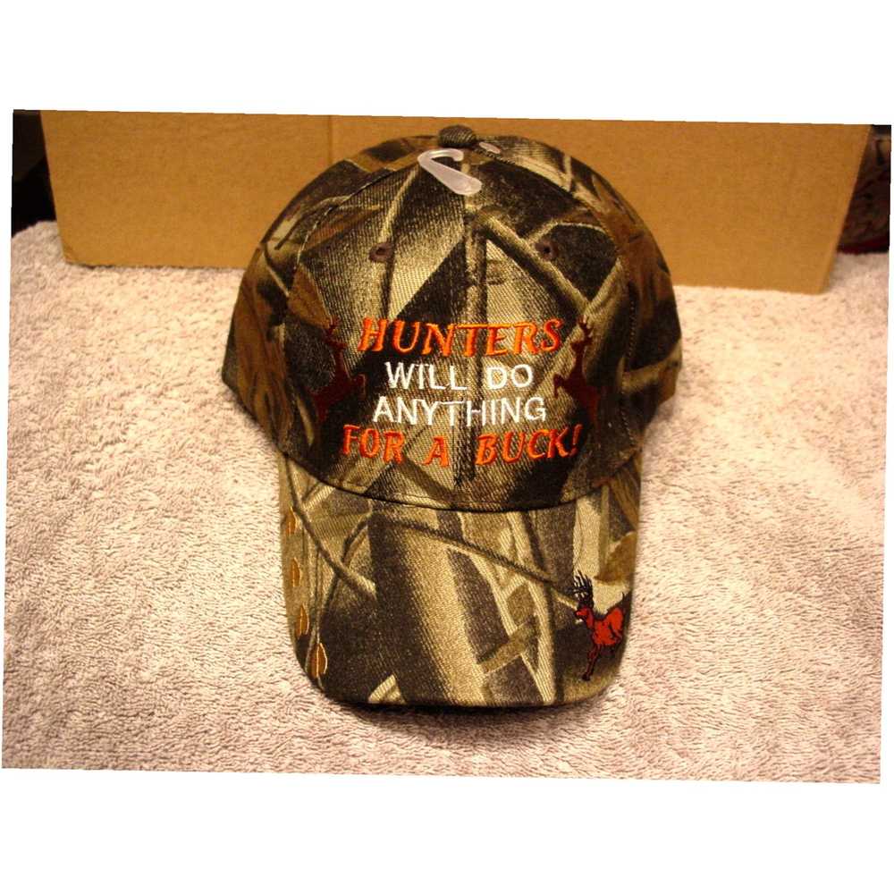 Hunter CAMOUFLAGE DEER HUNTER BASEBALL CAP FOR TH… - image 1