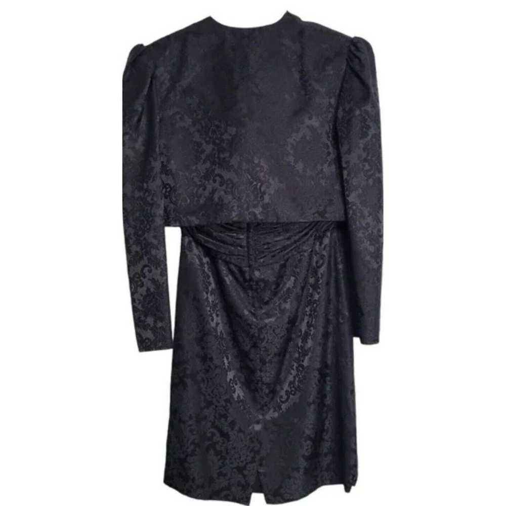 Scott McClintock Formal Black Dress with Bolero J… - image 3