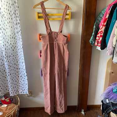 Vintage Turtle Bax corduroy wide leg overalls - image 1