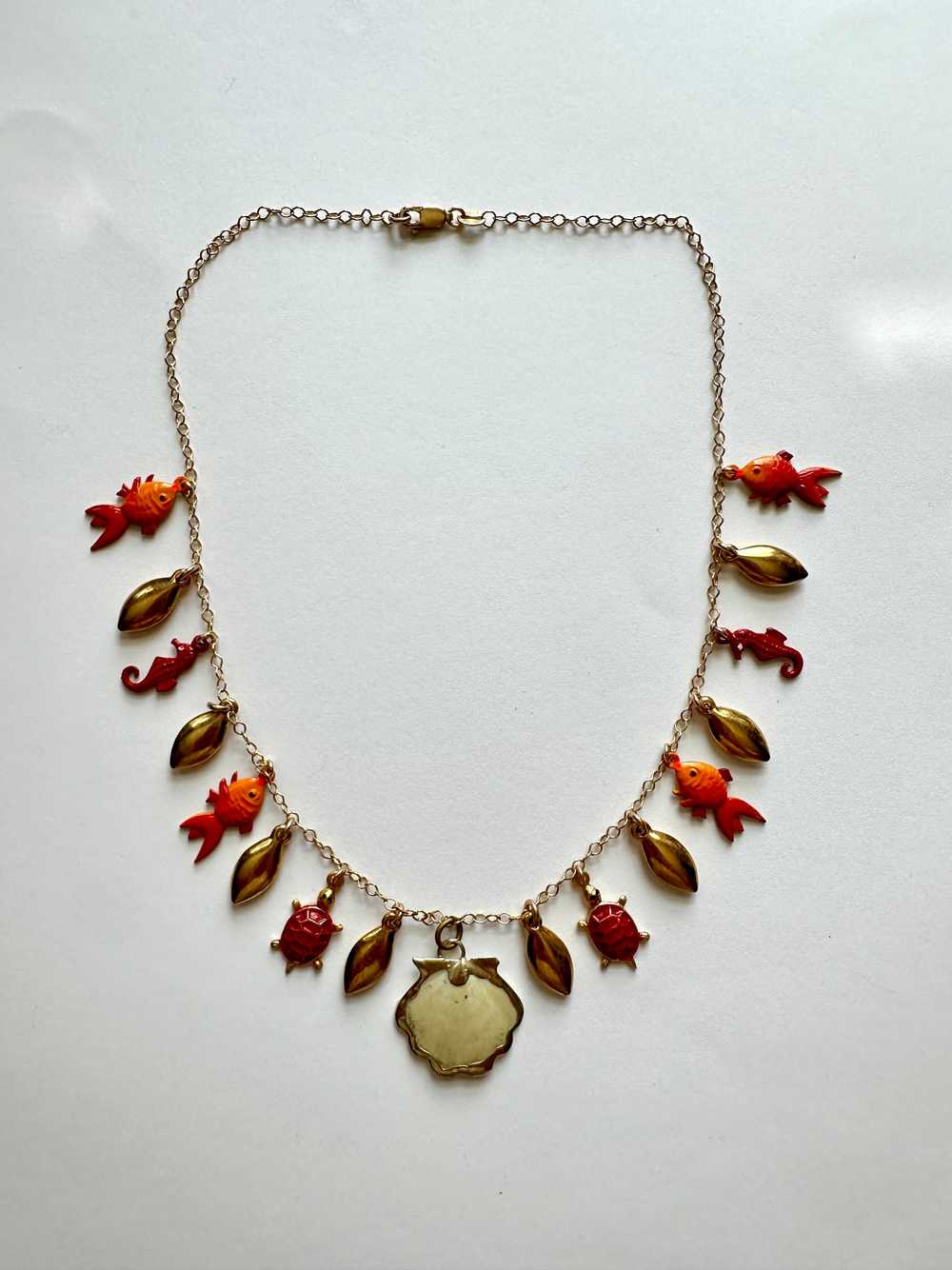 Summer fun Vintage Charm Necklace - image 1