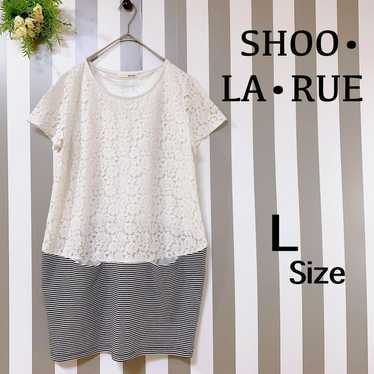 『SHOO•LA•RUE』(L)＊Knee-length one-piece dress＊Flor… - image 1