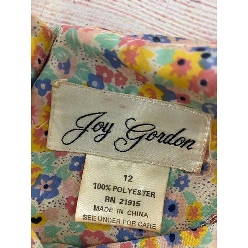 Vintage 1990's Joy Gordon Women's Light Bright Fl… - image 8