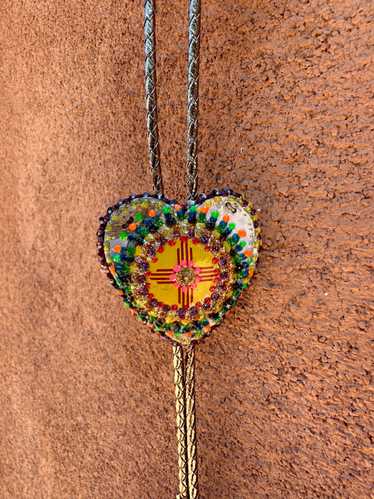 Zia Heart Roybal Bolo Tie