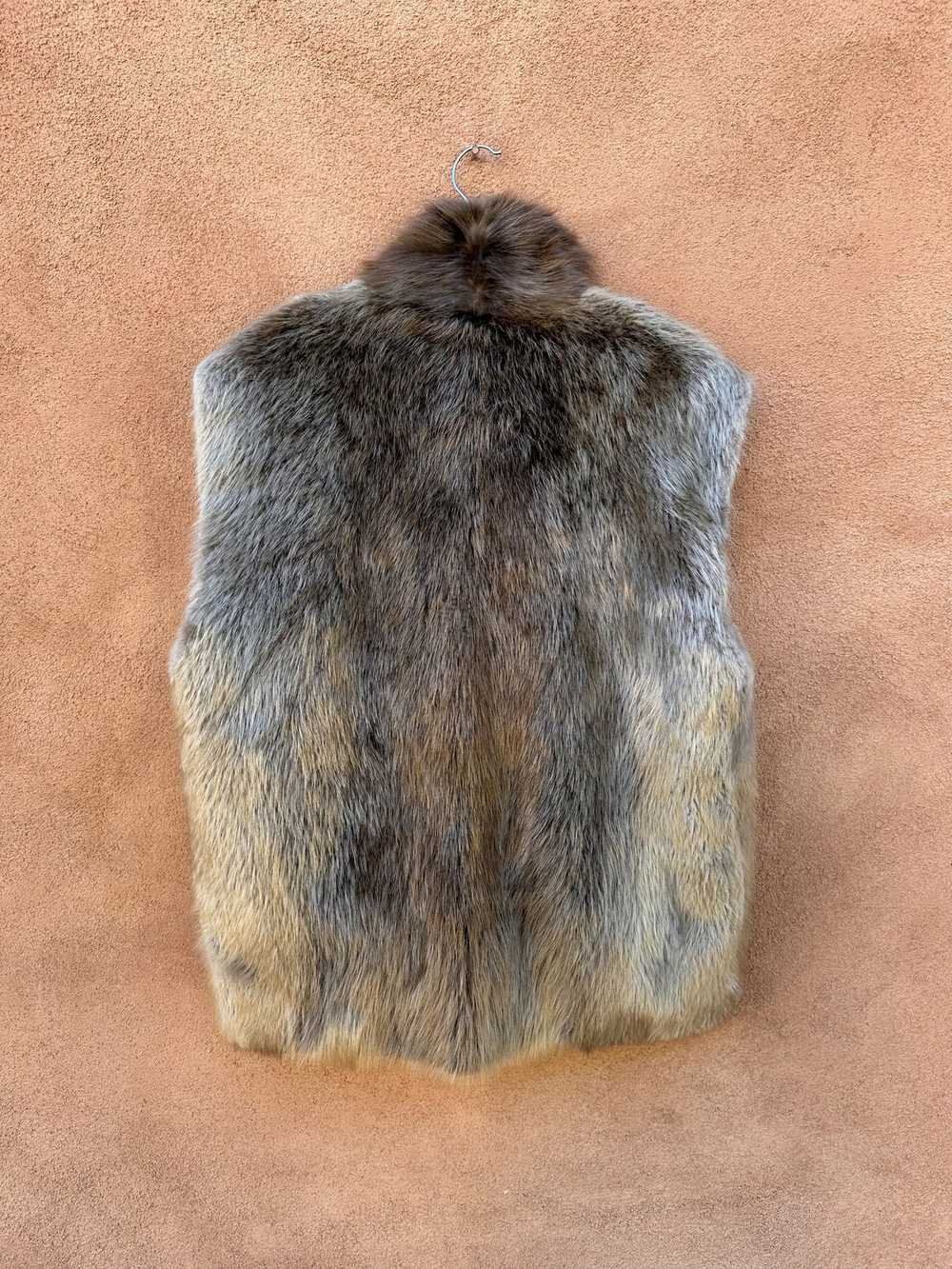 Overland Bruce Beaver Fur Vest L/XL - image 2