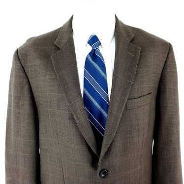 Joseph & Feiss Joseph & Feiss Gold Wool 2 Button … - image 1