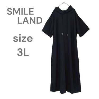 Smile Land Long One-Piece 3L Large Size Short Sle… - image 1