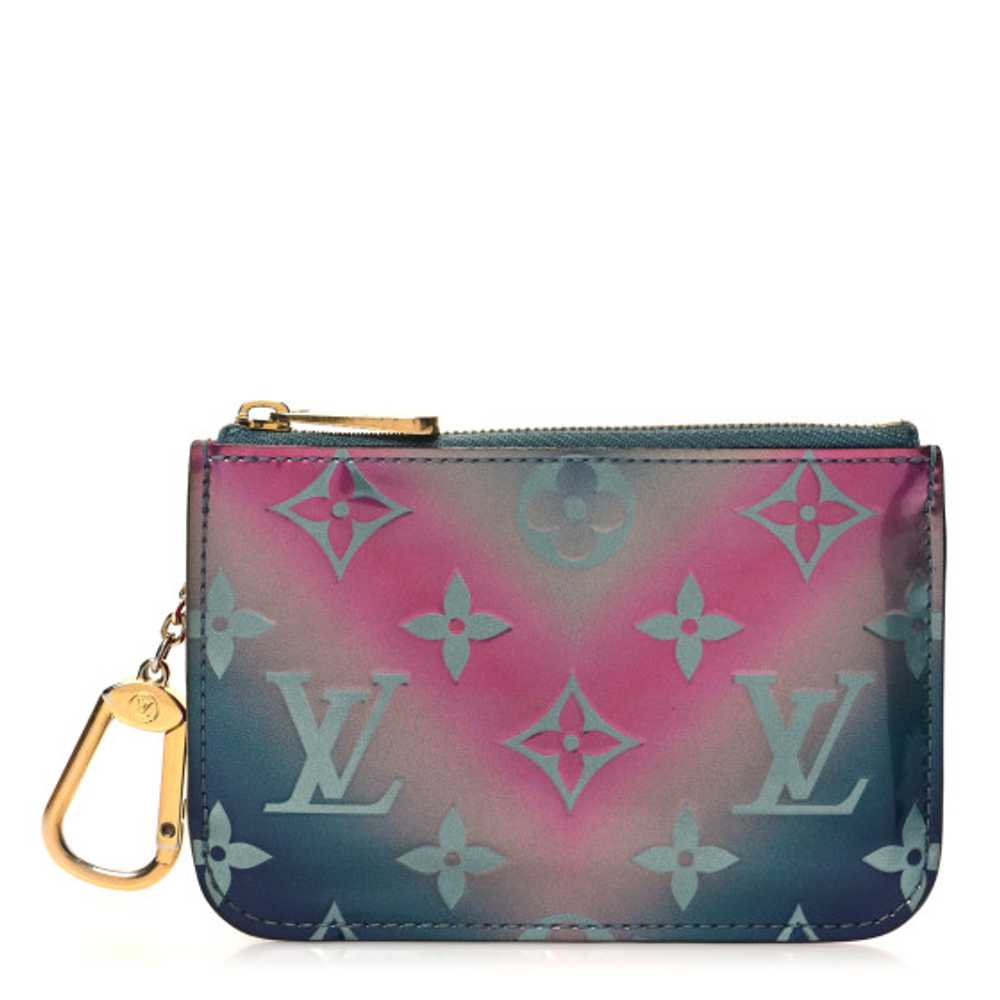 LOUIS VUITTON Metallic Vernis Degrade Key Pouch B… - image 1