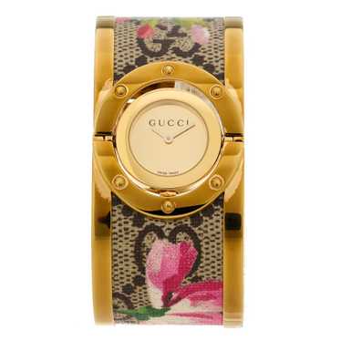 GUCCI Stainless Steel Canvas 33mm Twirl GG Suprem… - image 1