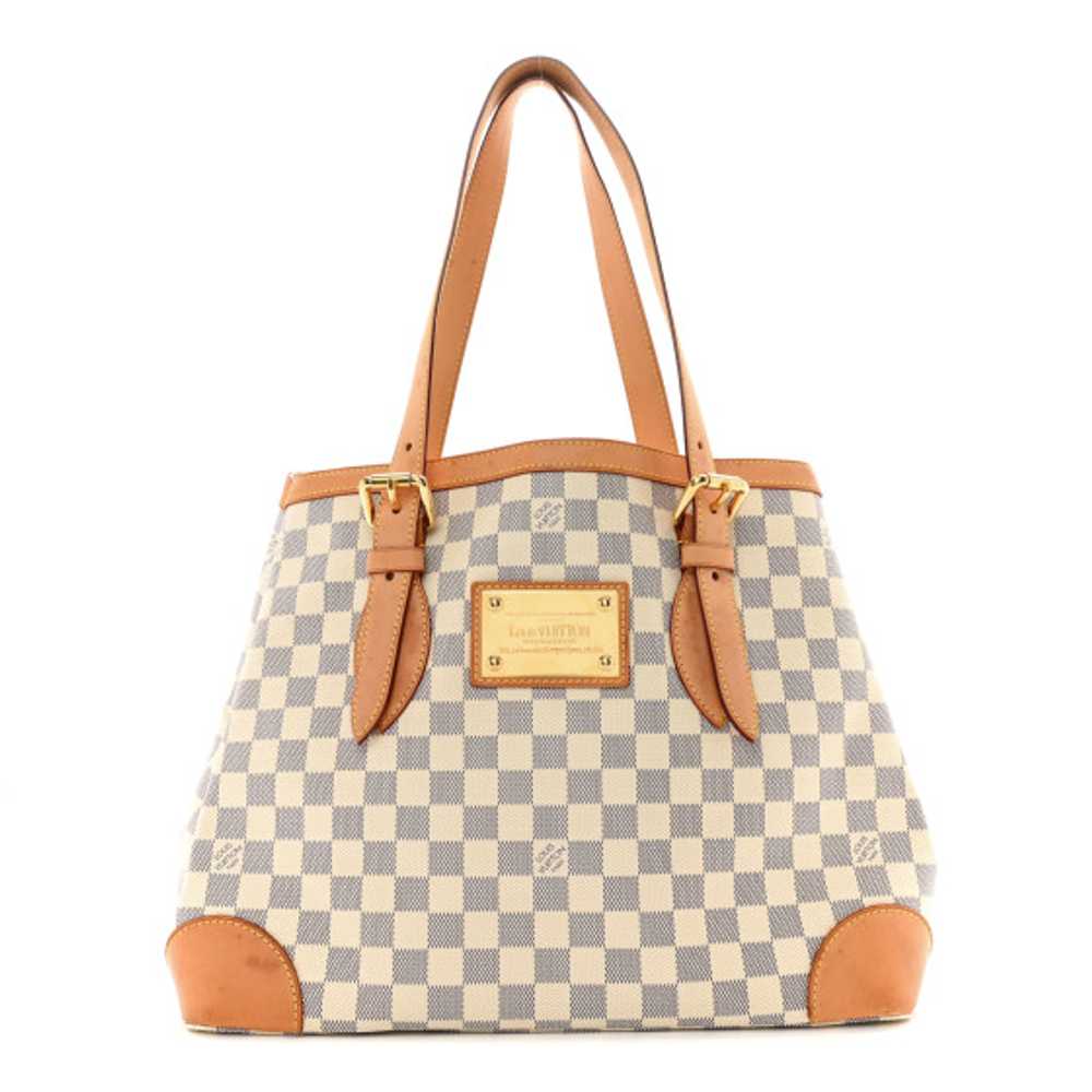 LOUIS VUITTON Damier Azur Hampstead MM - image 1