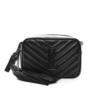 SAINT LAURENT Calfskin Matelasse Monogram Lou Bel… - image 1