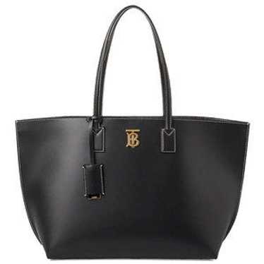 Burberry Leather Tote Bag Black - Gem