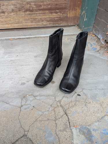 Aerosoles 80s black leather glove boot (7) | Used… - image 1