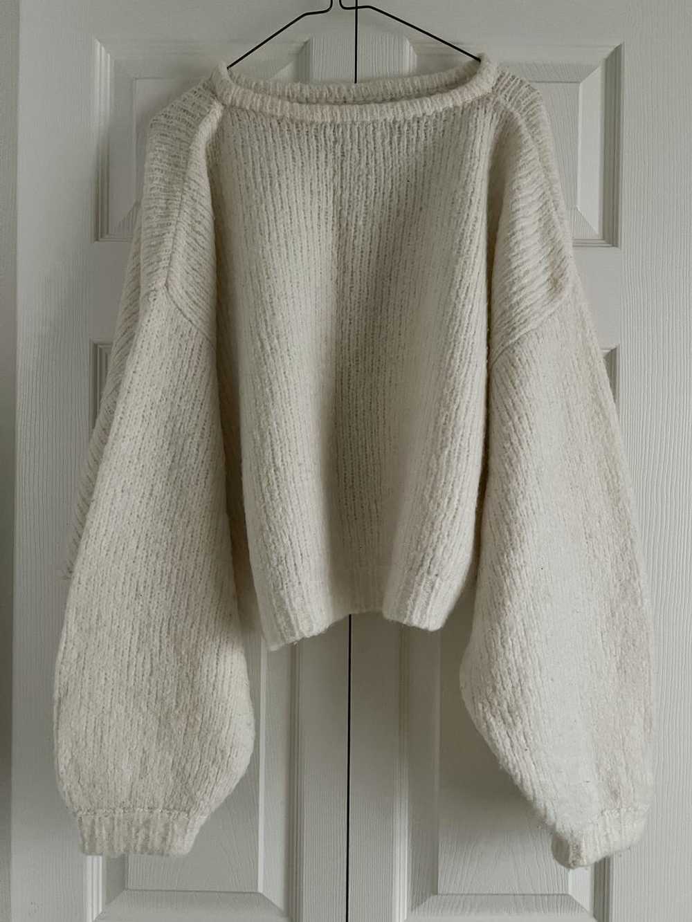 ATELIER DELPHINE Balloon Sleeve Sweater (M) | Use… - image 3