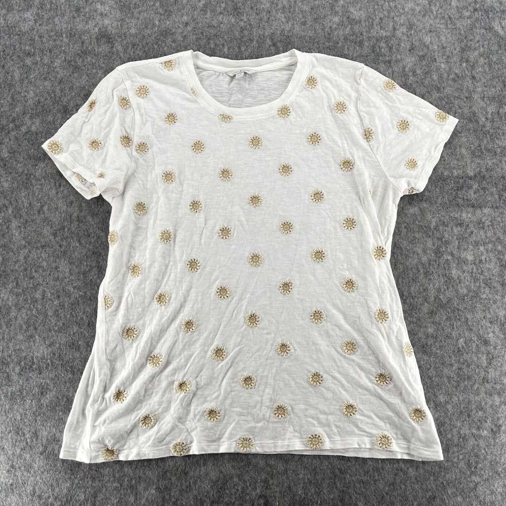 Lucky Brand Lucky Brand Womens White Short Sleeve… - image 1