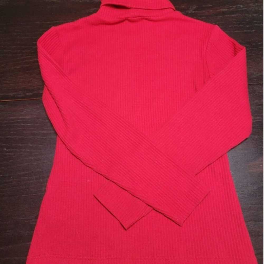 Vintage Express Tricot Top Sweater Womens Med Red… - image 1