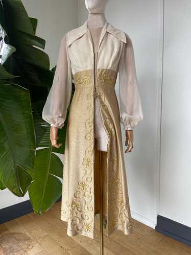 1970s Golden Gown