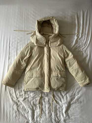 Newest Helmut Lang Strata Puffer Down & Leather Jacket XS