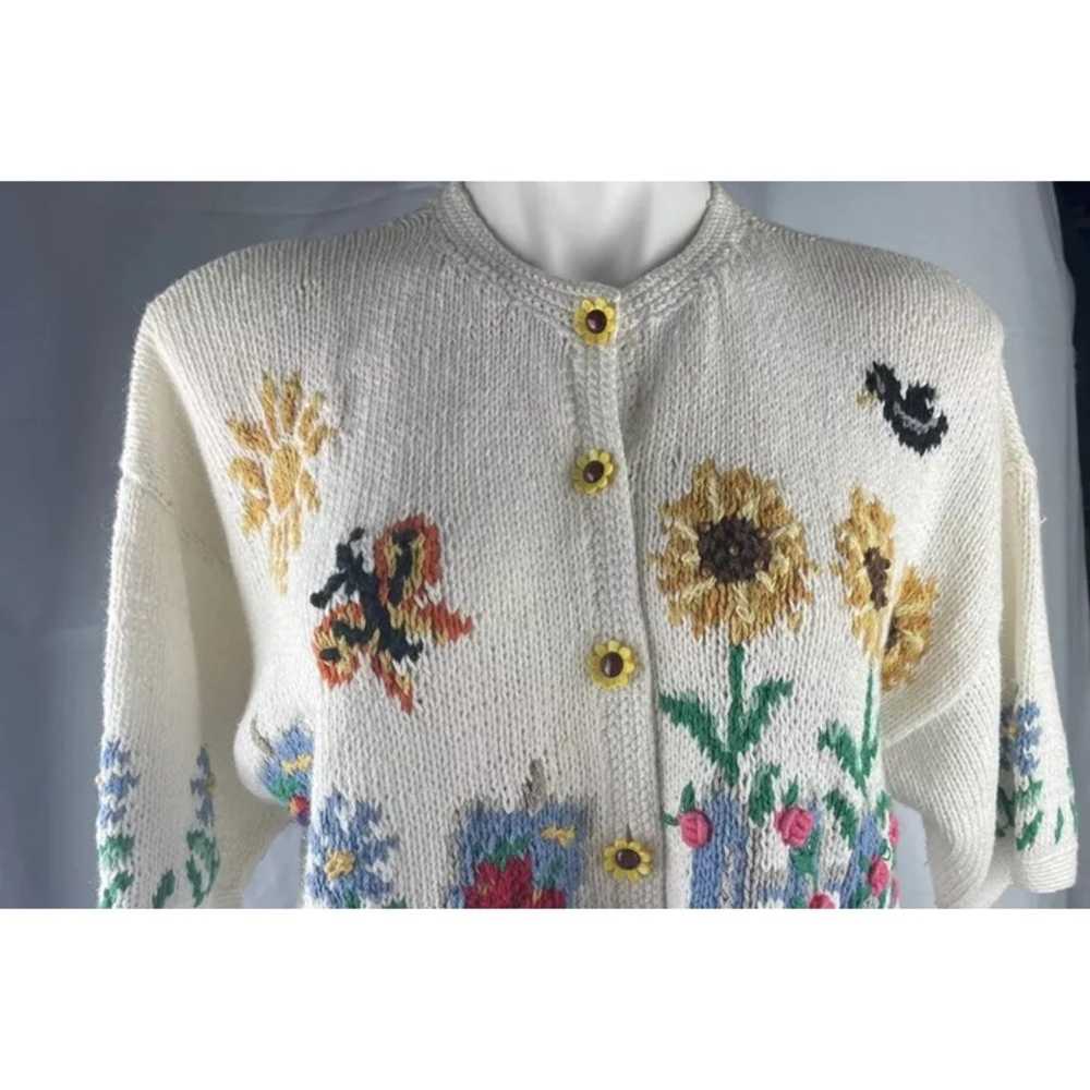 VTG Signatures Northern Isles cardigan sweater Bu… - image 2