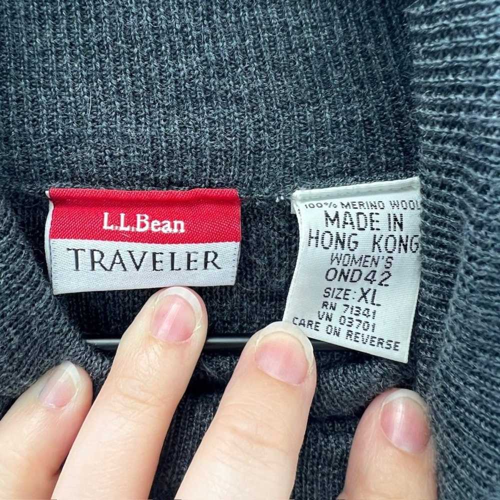 L.L.Bean-Traveler-100% Merino Wool-Vintage-Sweate… - image 3