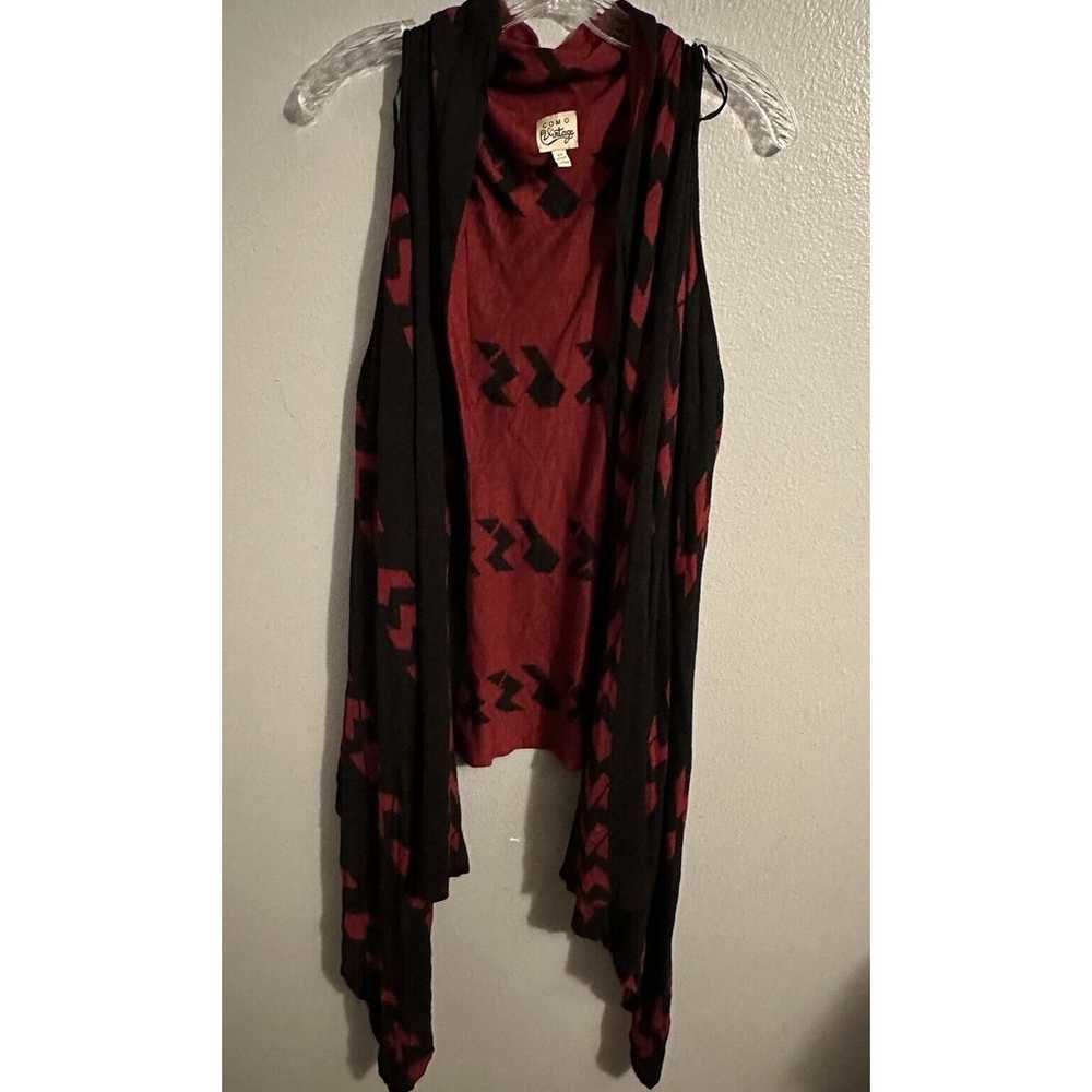 Como Vintage Womens Size 2X Maroon Red Sleeveless… - image 1