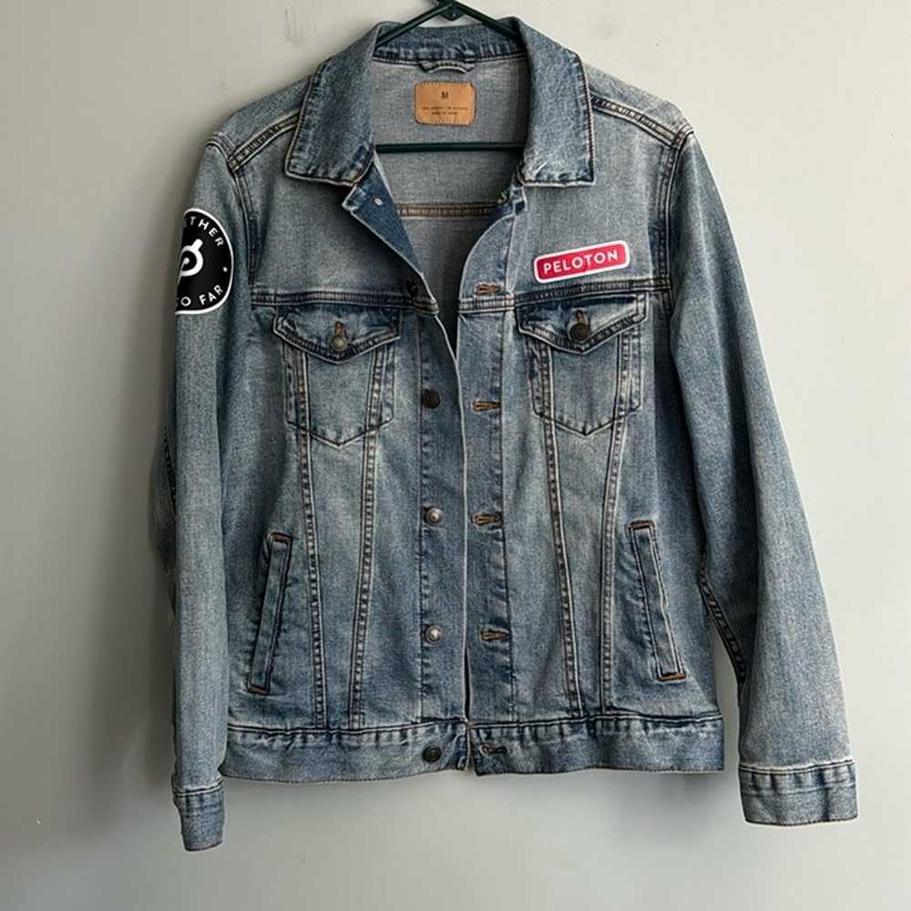 Peloton Denim Jean Jacket With Limited Edition Pa… - image 1