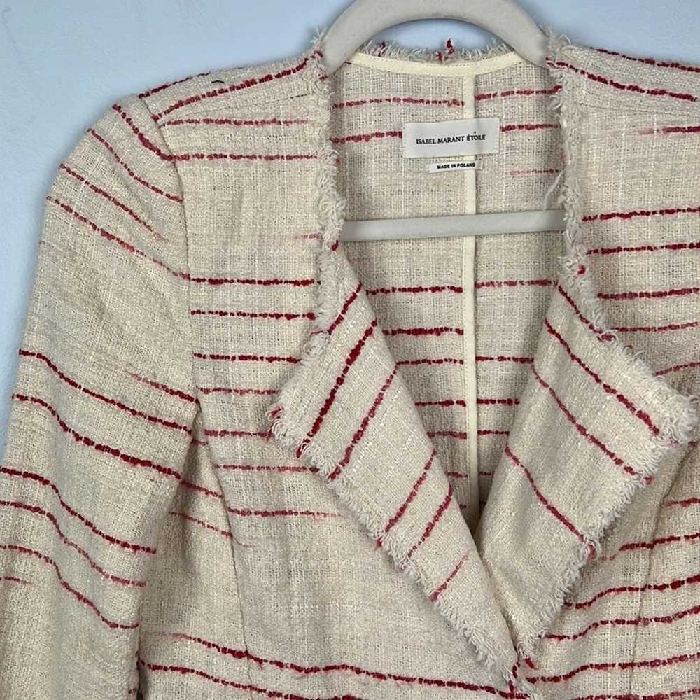 Etíole Isabel Marant striped blazer size 6 - image 2