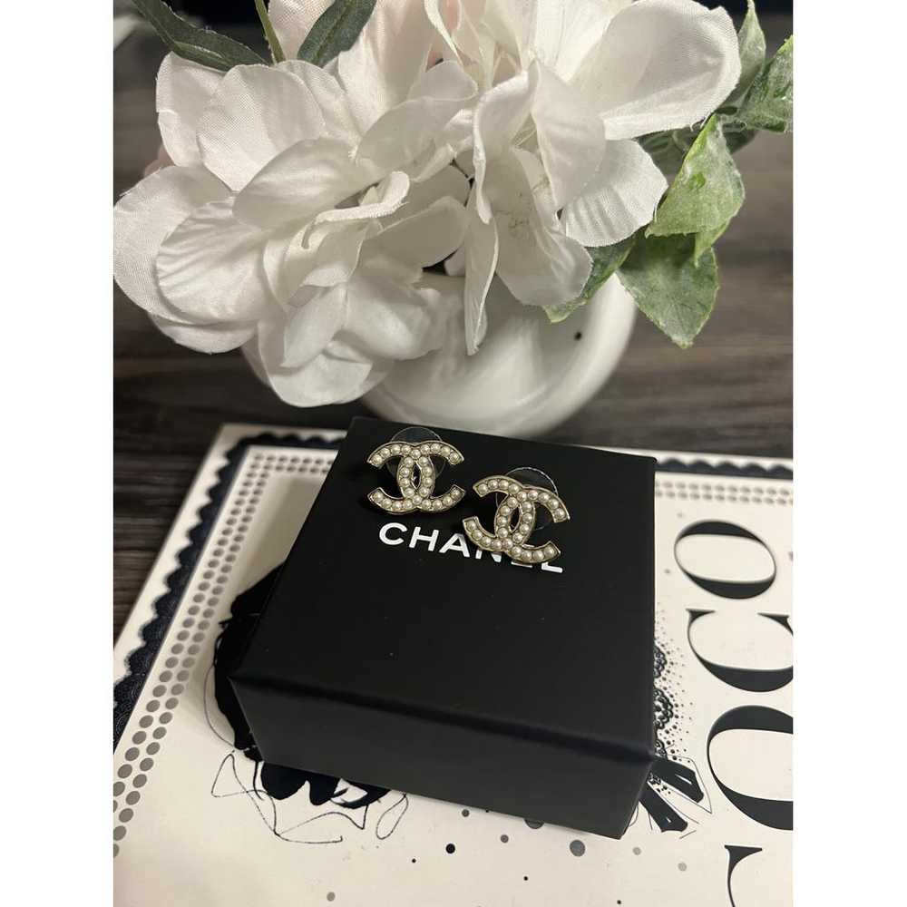 Chanel Cc earrings - image 2