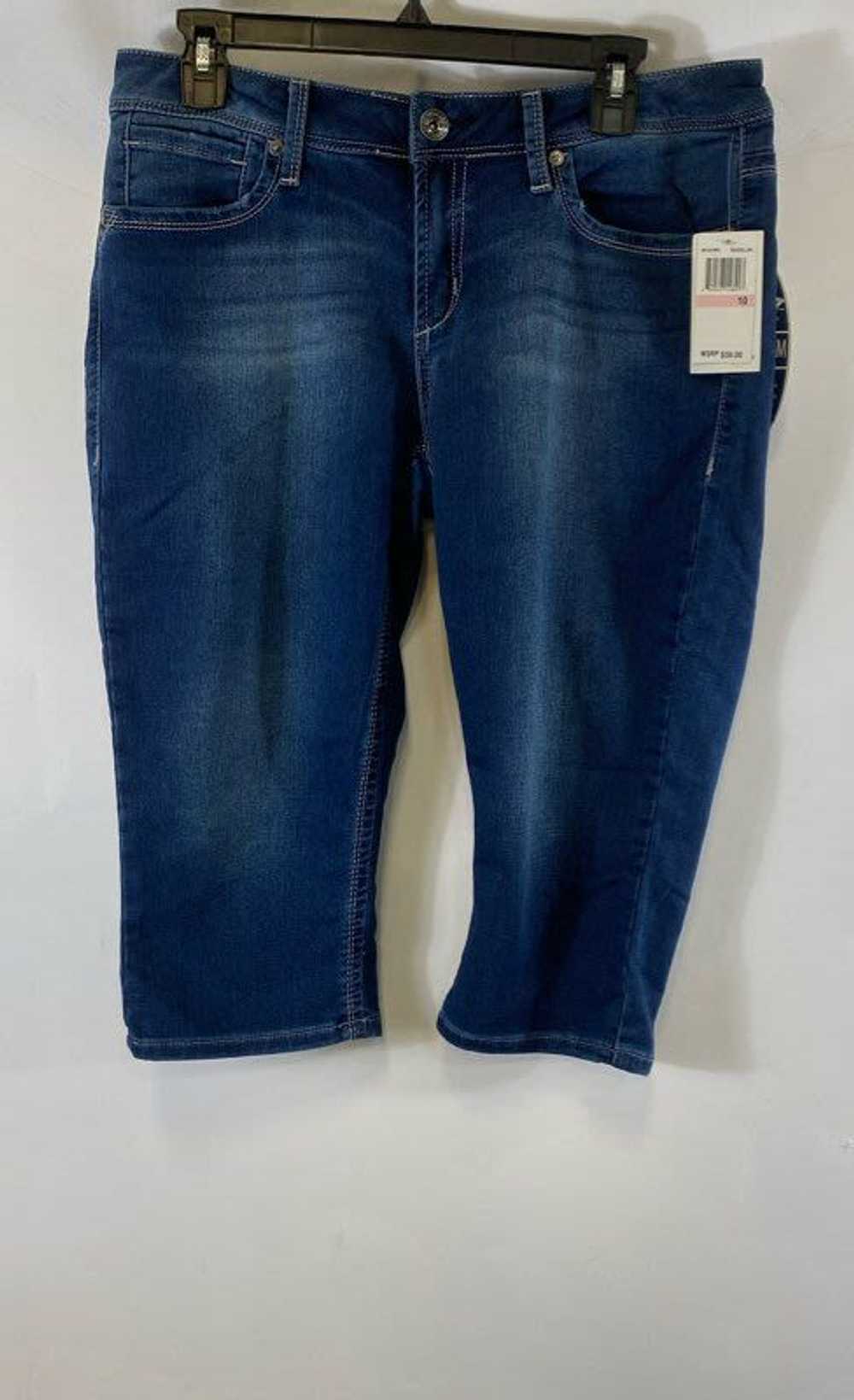 NWT Seven7 Womens Dark Blue Mid Rise Medium Wash … - image 1