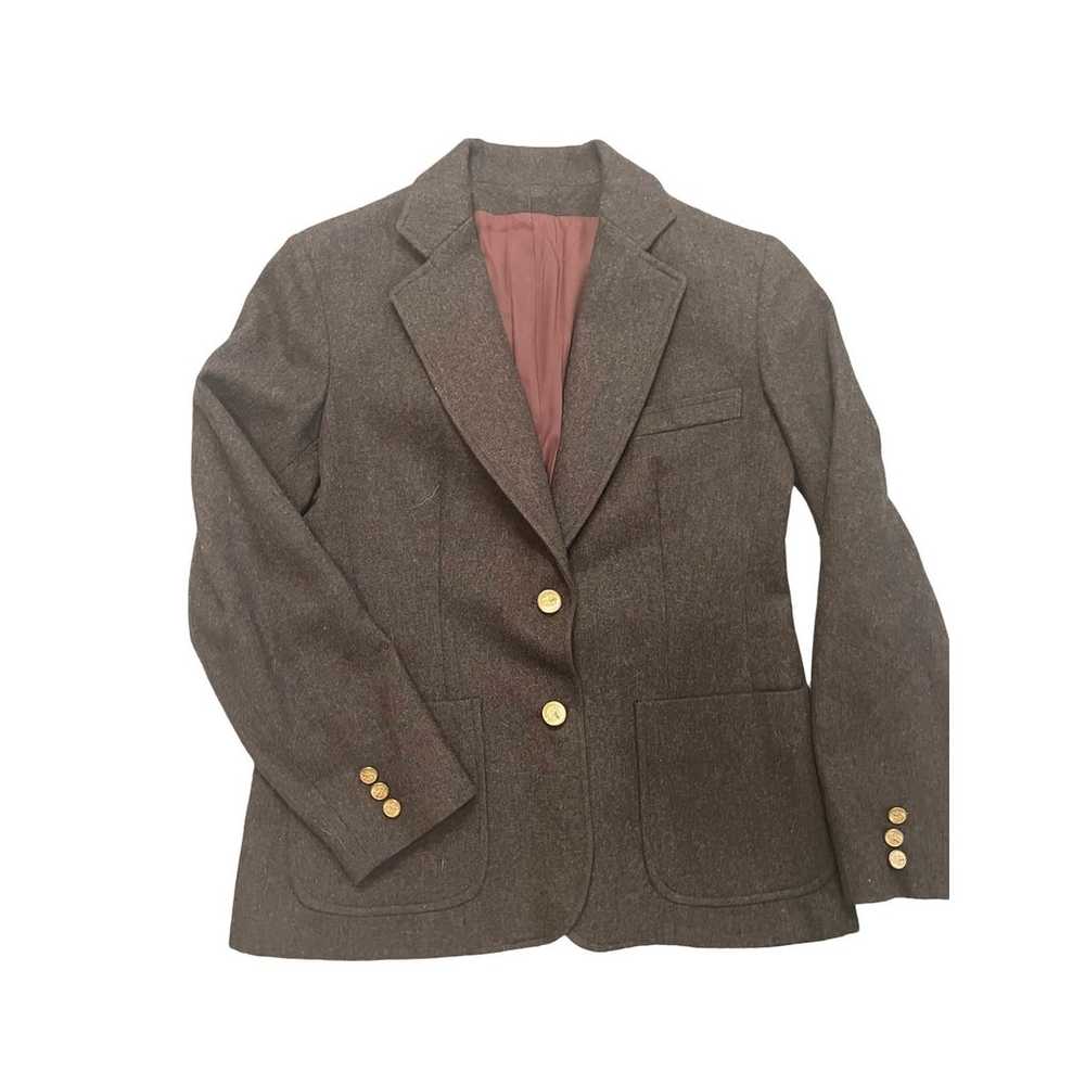 Vintage Tweed Brown Wool Jacket - image 3