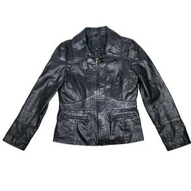 Banana Republic Biker Jacket Women's Medium Black… - image 1