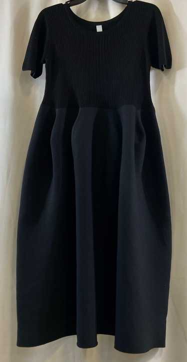 CFCL Black Short Sleeve Rib Dress - Size 1