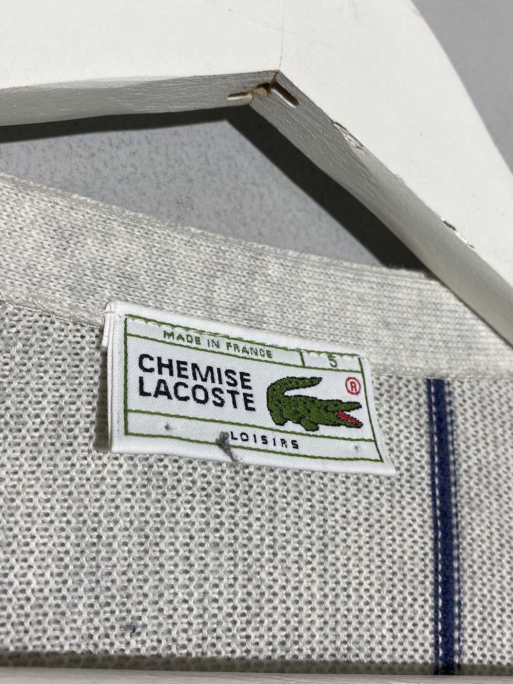 Lacoste × Vintage Lacoste vintage men’s cardigan - image 9