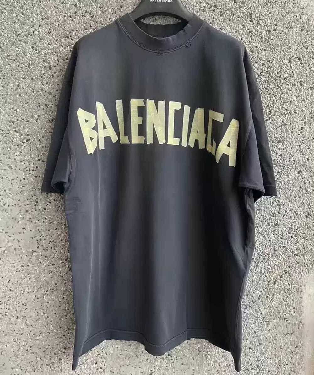 Balenciaga Balenciaga SS23 tape short sleeved - image 1