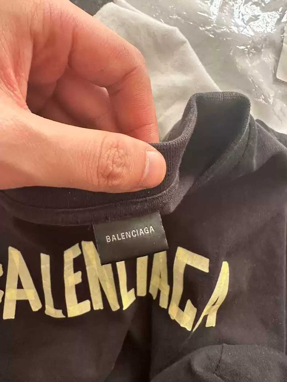 Balenciaga Balenciaga SS23 tape short sleeved - image 5