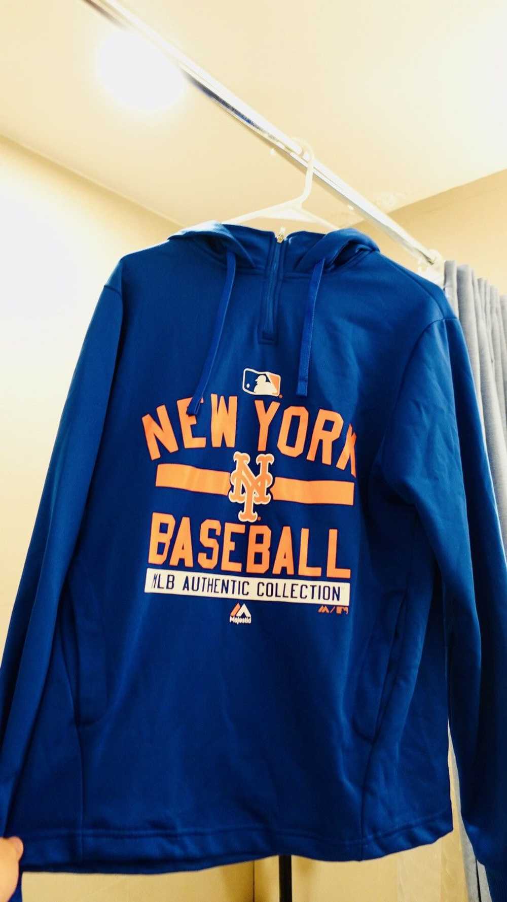 Majestic Majestic New York Mets Zip Hoodie - image 1