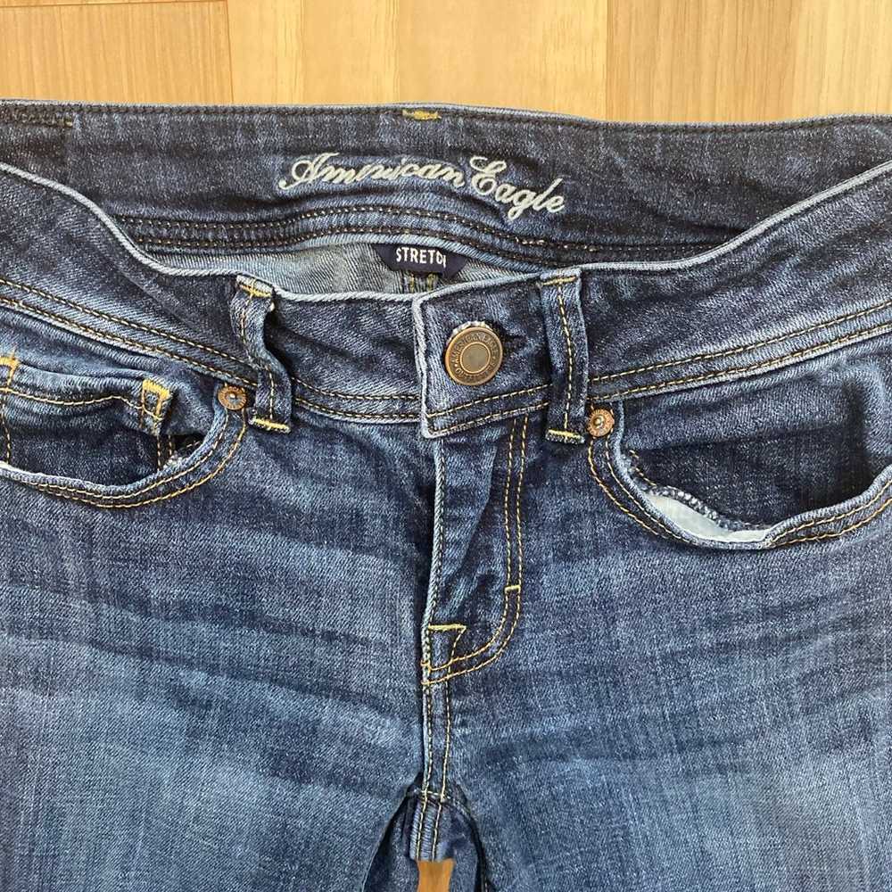 American Eagle low rise bootcut Sz 4 jeans - image 2